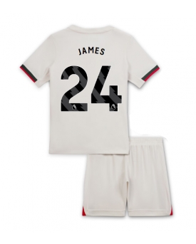 Chelsea Reece James #24 Echipament de Fotbal Replică 2025-26 Copii Deplasare (+ Șorturi)